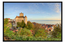 Gerahmter Kunstdruck Meersburg am Bodensee
