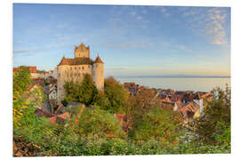 Foam board print Meersburg on Lake Constance