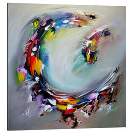 Magnettafel Bewölkter Planet