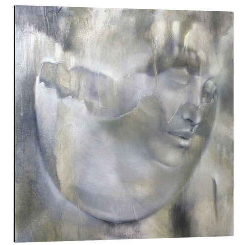 Cuadro de aluminio Portrait in silver