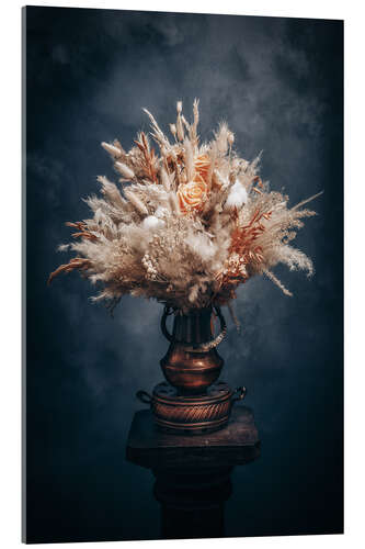 Cuadro de metacrilato Dried flowers with pampas