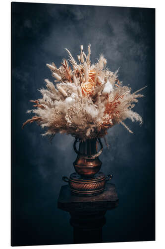 Aluminiumsbilde Dried flowers with pampas