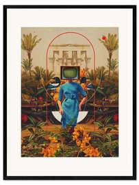 Framed art print Her Asymmetries - Frank Moth