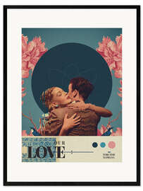 Framed art print Our Love tore Time to Pieces
