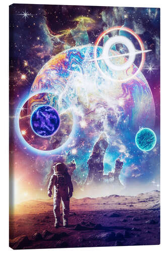 Canvas print Psychedelic Space