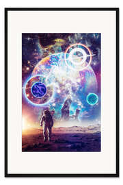 Gerahmter Kunstdruck Psychedelic Space