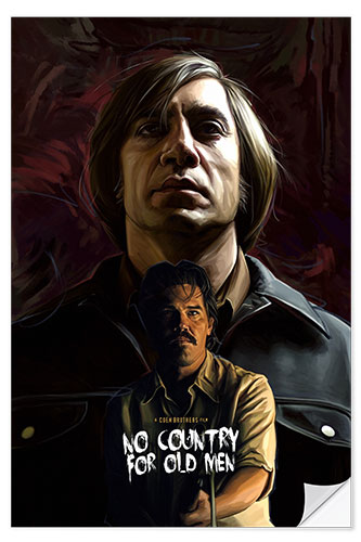 Naklejka na ścianę No Country for Old Men