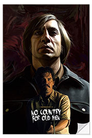 Wandsticker No Country for Old Men