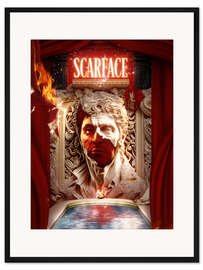 Gerahmter Kunstdruck Scarface