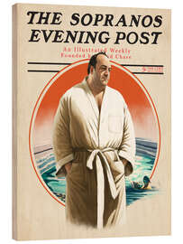 Wood print Tony - Evening Post