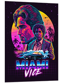 Quadro em PVC Miami Vice