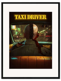 Gerahmter Kunstdruck Taxi Driver