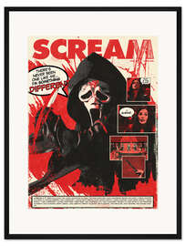 Gerahmter Kunstdruck Scream 6