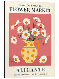 Magnettafel Flower Market Alicante