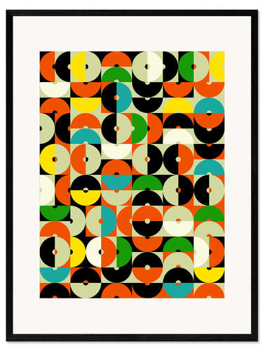 Framed art print Circle Collection
