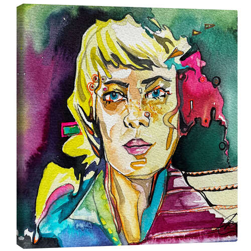 Canvas print Watercolour Portrait IV