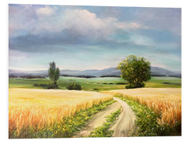 Foam board print Grain Field in Summer