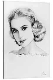 Tableau en aluminium Grace Kelly III