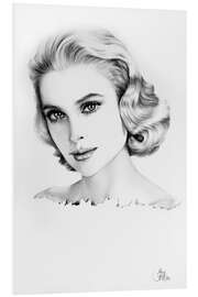 Foam board print Grace Kelly III