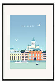 Gerahmter Kunstdruck Helsinki