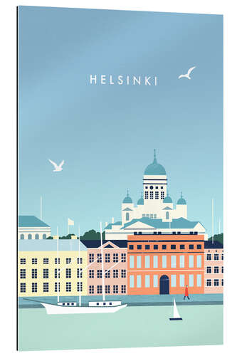 Galleritryk Illustration of Helsinki