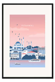 Gerahmter Kunstdruck Istanbul Illustration