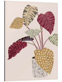 Magnettafel Bunte Zimmerpflanze