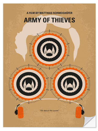 Selvklæbende plakat Army of Thieves