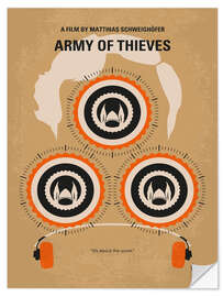 Selvklebende plakat Army of Thieves