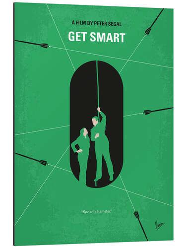 Aluminiumsbilde Get Smart