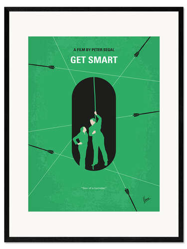 Impresión de arte enmarcada Get Smart