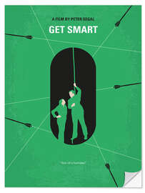 Selvklebende plakat Get Smart