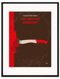 Gerahmter Kunstdruck The Long Kiss Goodnight - Tödliche Weihnachten