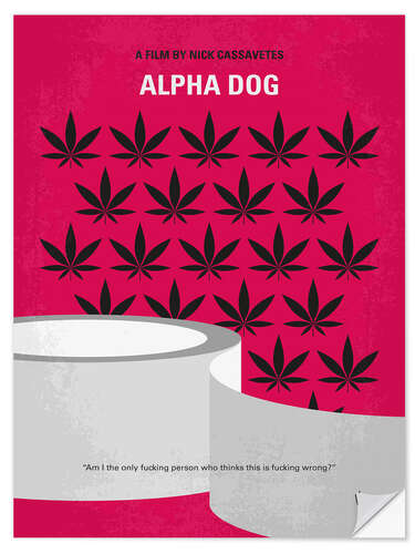 Selvklebende plakat Alpha Dog