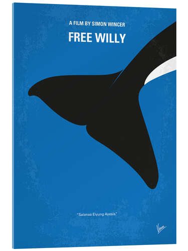 Tableau en verre acrylique Free Willy