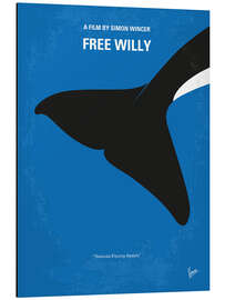 Tableau en aluminium Free Willy