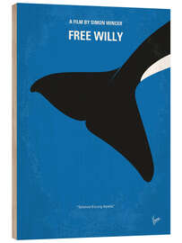 Print på træ Free Willy