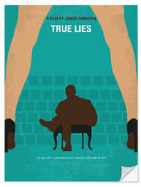 Selvklebende plakat True Lies