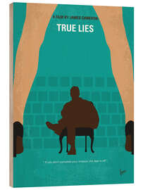 Wood print True Lies