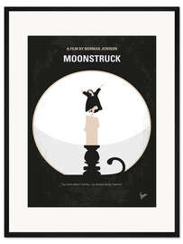 Gerahmter Kunstdruck Moonstruck - Mondsüchtig