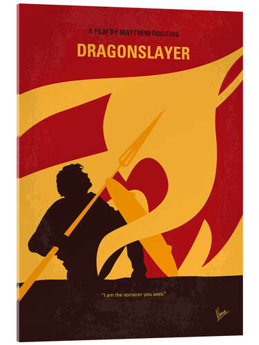 Quadro em acrílico Dragonslayer