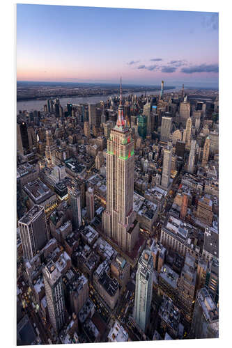 Foam board print Empire State Building in New York City