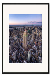 Gerahmter Kunstdruck Empire State Building in New York City