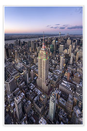 Poster  Empire State Building in New York City - Jan Christopher Becke