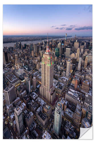 Autocolante decorativo Empire State Building in New York City