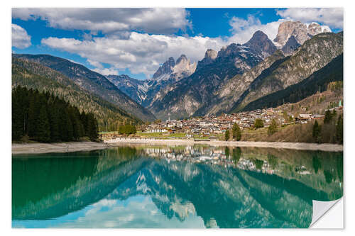 Selvklebende plakat Auronzo di Cadore, Italy