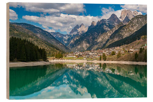 Hout print Auronzo di Cadore, Italy