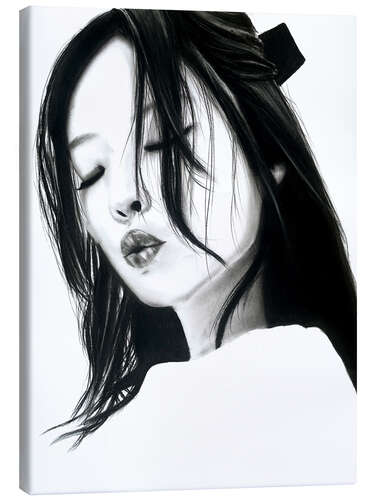 Canvas print Portrait of Jennie