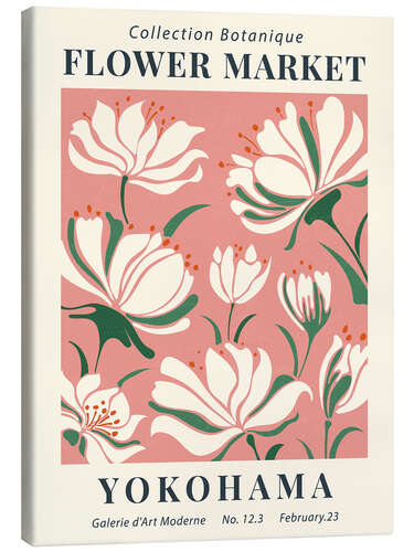 Canvas print Flower Market Yokohama