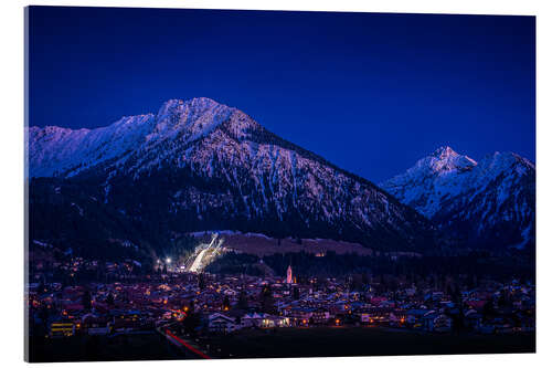 Akryylilasitaulu Oberstdorf City Lights